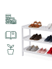 relaxdays Schuhregal in Weiß - (B)70 x (H)55 x (T)26 cm