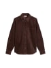 Marc O'Polo DENIM Cordbluse relaxed in Espresso Brown