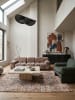 KADIMA DESIGN Jute-Teppich Handgewebt WENSLEY Floral Naturfaser Boho Traditionell