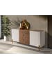 Angel Cerdá Anrichte 3274 in Beige / Gold / Walnuss – (B)180 x (H)80 x (T)47 cm