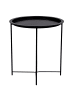 ebuy24 Couchtisch Baro Schwarz 47 x 47 cm