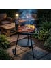relaxdays Holzkohlegrill in Schwarz