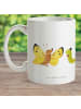 Mr. & Mrs. Panda Kaffeetasse Raupe Schmetterling ohne Spruch in Weiß