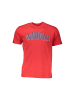 cavalli CLASS Rotes Baumwoll-T-Shirt