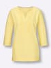 creation L Leinen-Bluse in zitrone