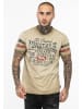 Lonsdale T-Shirt "Skeld" in Beige