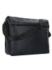 Jost Stockholm Messenger Tasche Leder 38 cm Laptopfach schwarz