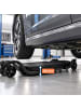 relaxdays Rollbrett Werkstatt in Schwarz  - (B)48,5 x (H)17 x (T)109 cm