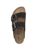 Birkenstock Sandale Arizona SFB Nubukleder Weichbettung schmal in schwarz