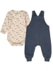 müsli Set aus Langarmbody und Babyhose in Oak/ Moss/ Stormy blue