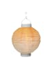 MARELIDA LED Solar Lampion in gelb - D: 20cm