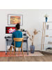 relaxdays Computertisch in Schwarz - (B)105 x (H)98 x (T)55 cm
