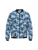 MO Men Jacket in blue multicolor