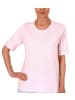 NORMANN Pyjama Shirt kurzarm Schlafanzug Oberteil Mix & Match - 73519 in rosa