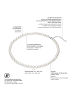 Valero Pearls Kette aus Sterling Silber mit Süßwasser-Zuchtperle in weiß