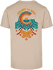 Mister Tee T-Shirt "Beach Paradise Tee" in Beige
