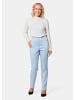 GOLDNER Baumwollhose mit Dehnbund in hellblau