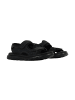 ELONG Flache Sandalen mit Klettverschluss Schwarz
