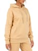 Reichstadt Damen Relaxed Fit Hoodie Marken-Stick in Beige