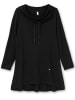 sheego Oversize-Shirt in schwarz