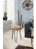 FineBuy Beistelltisch "FB40437" in Braun /