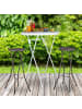 relaxdays 2x Barhocker in Braun - (B)32,5 x (H)80 x (T)29 cm