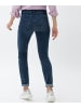 BRAX  High-waist-Jeans in Used Dark Blue