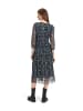 BETTY & CO Mesh-Kleid mit Print in Mint/Black
