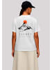 F4NT4STIC T-Shirt Oversize Escape Discover the World Mountain in off-white