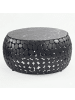 FineBuy Couchtisch in Schwarz / Marmor / 65x65x32