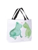 Mr. & Mrs. Panda Tasche Frosch Liebe ohne Spruch in Weiß