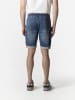 KOROSHI Kurze jogger-jeans-strick-cargo-regular in blau