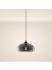 s.LUCE Glas-Pendelleuchte Cruet Up & Low in Rauch