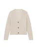 Marc O'Polo V-Neck-Cardigan relaxed cropped in sandy melange