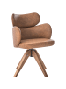 Beliani Esszimmerstuhl MARCY in Braun - (W) 60 x (H) 85 x (L) 66 cm