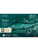 LUMINEO Lichterkette BASIC 180 LED 13,5 m, schwarzes Kabel in warm weiß