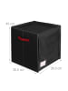 relaxdays Weihnachtskugel-Aufbewahrungsbox in Schwarz - (B)36,5 x (H)40 x (T)36,5 cm