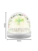 Mr. & Mrs. Panda wasserkugel Blume Kleeblatt mit Spruch in Naturpapier