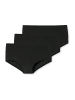 Schiesser Panties 3er-Pack Basic in Schwarz