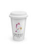Mr. & Mrs. Panda Kaffeebecher To Go Einhorn Künstler mit Spruch in Weiß