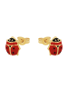 Amor Ohrstecker Gold 375/9 ct in Rot