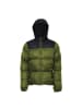 ocy Herren Wattierte Steppjacke in Oliv Schwarz