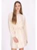 DreiMaster Damen Kleid in Wollweiss Gepunktet