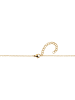 Adeliás Damen Halskette mit Anhänger – Buchstabe aus Edelstahl in gold