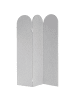 Beliani Paravent SLIMMY in Grau - (W) 120 x (H) 160 x (L) 2 cm