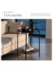tectake Couchtisch Sunderland 45,5x54,5cm