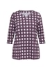 Ulla Popken Shirt in dunkle pflaume