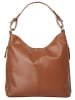 Samantha Look Handtasche echt Leder in cognac