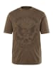 JP1880 Kurzarm T-Shirt in braungrau