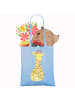 Mr. & Mrs. Panda Strandtasche Giraffe Blumenkranz ohne Spruch in Sky Blue